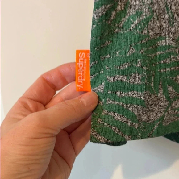 SuperDry Green Graphic Tank Top for Men - Picture 4 of 5